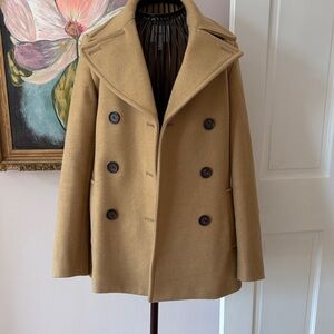 Old Navy Women's Tan Pea Coat